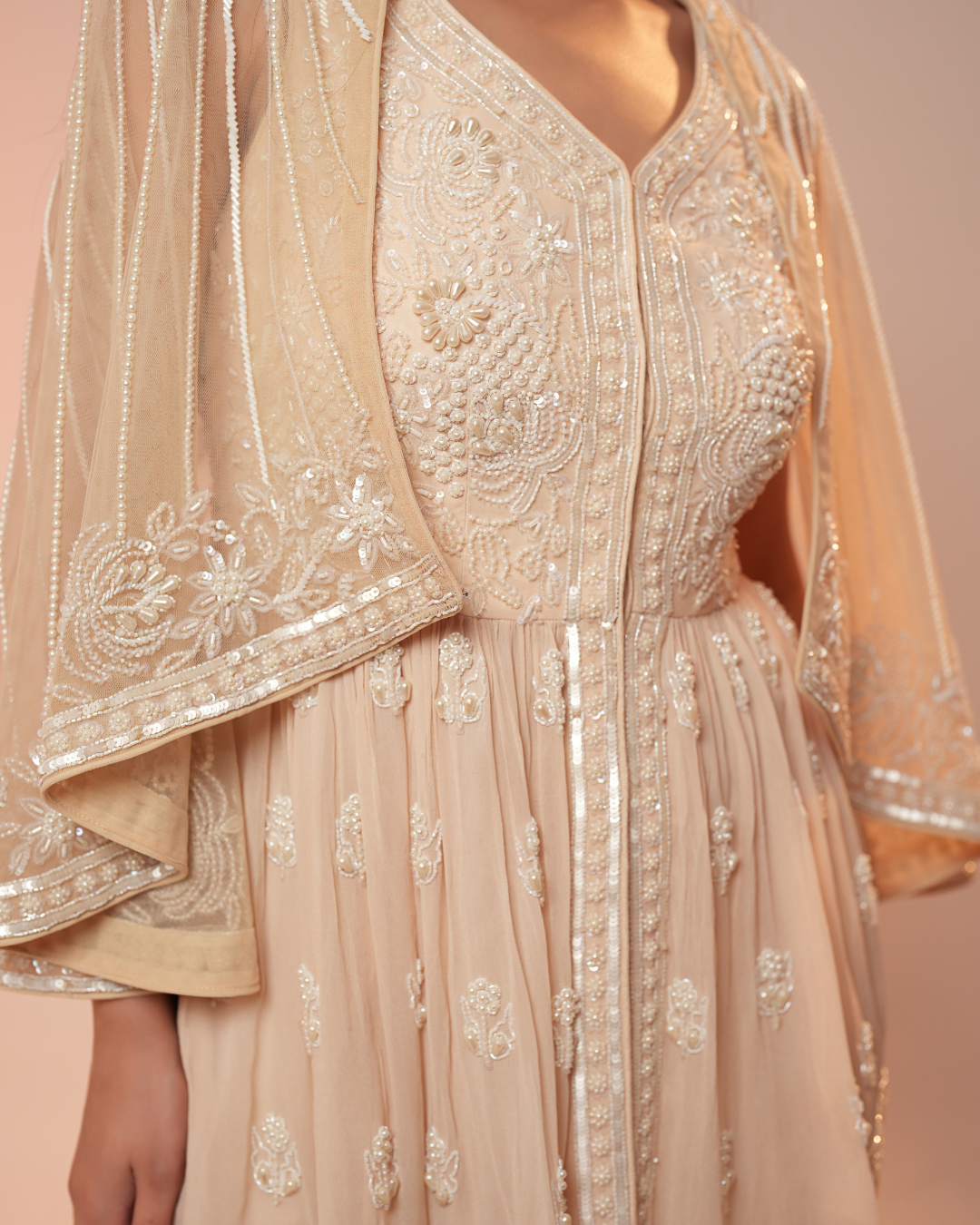 GHARARA WITH PEPLUM TOP
