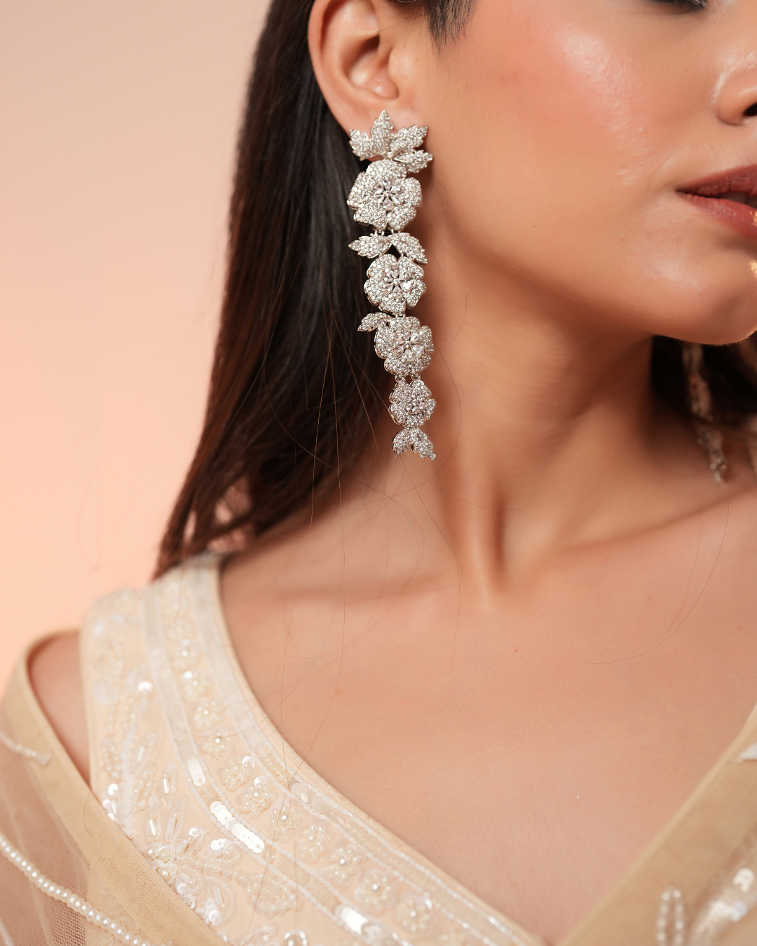 GHARARA WITH PEPLUM TOP