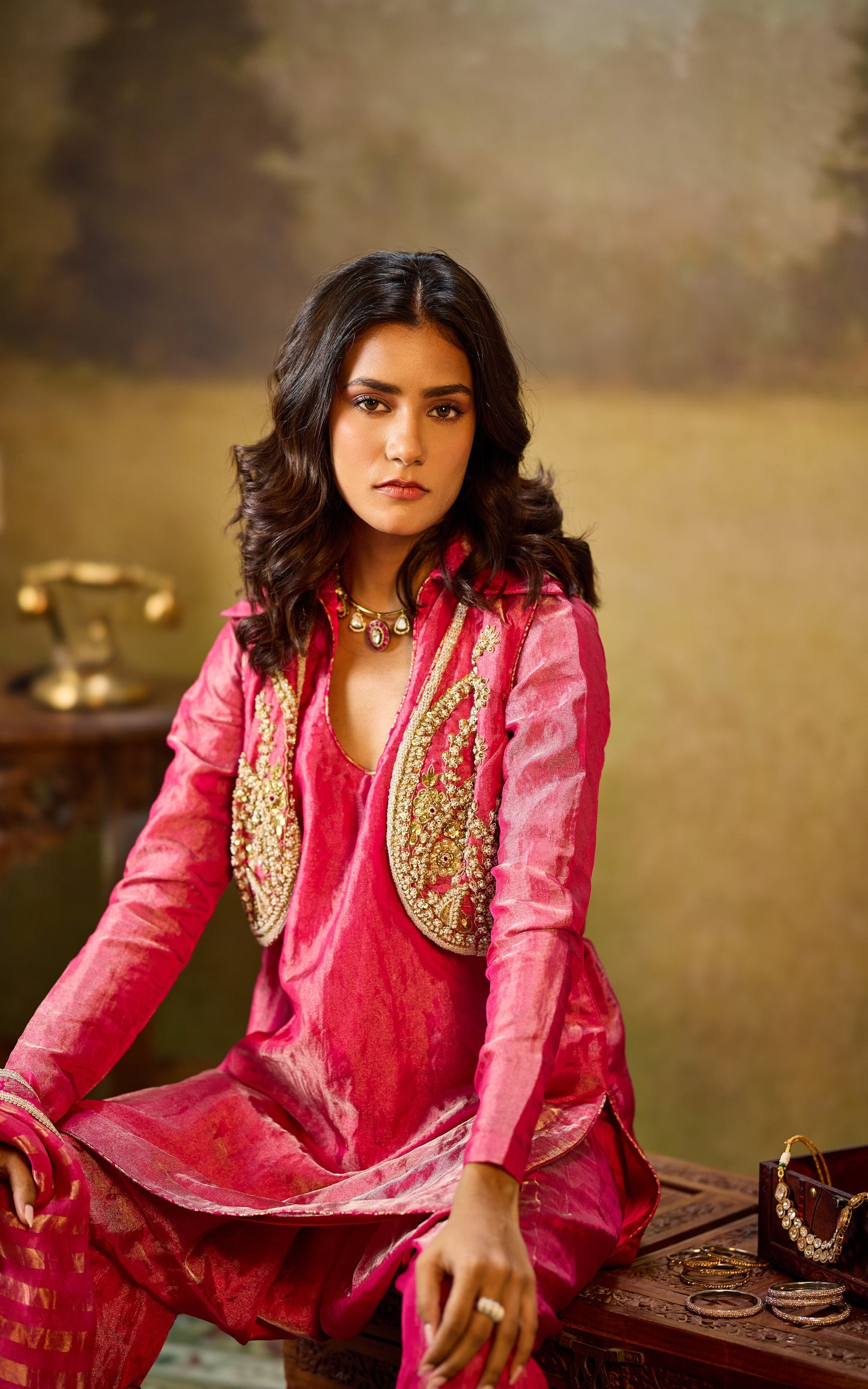 Saanjh Kurta and Jacket set