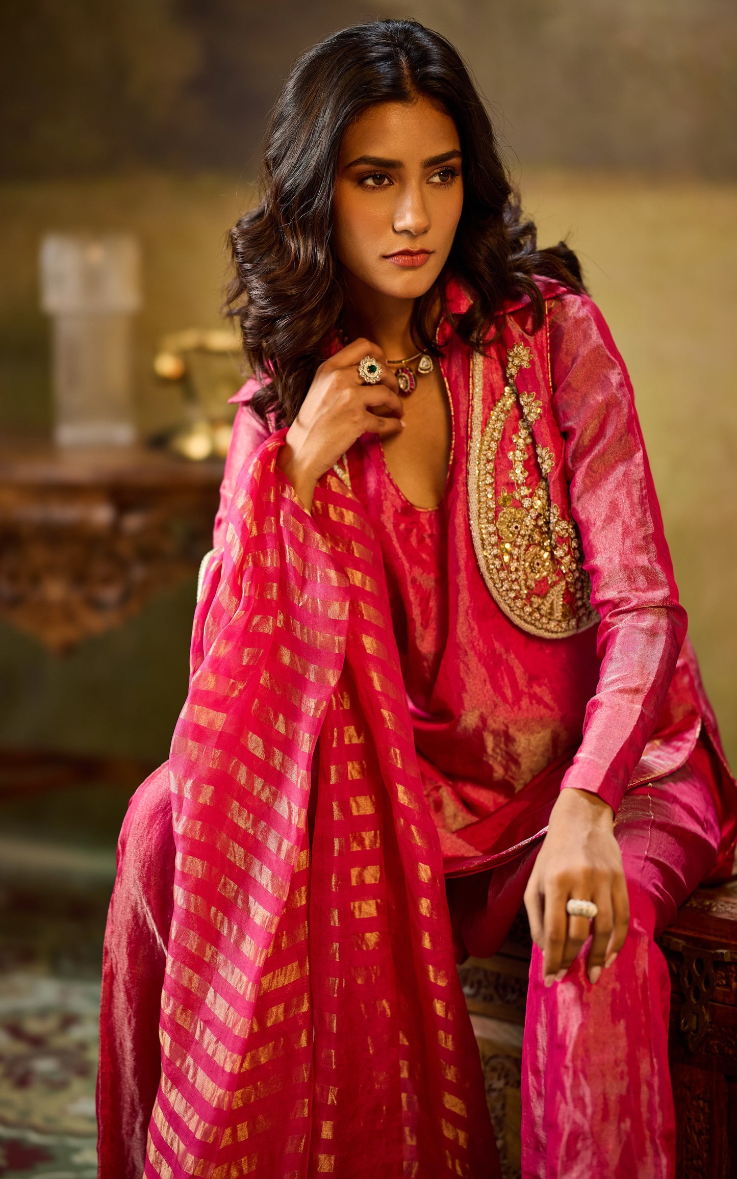 Saanjh Kurta and Jacket set