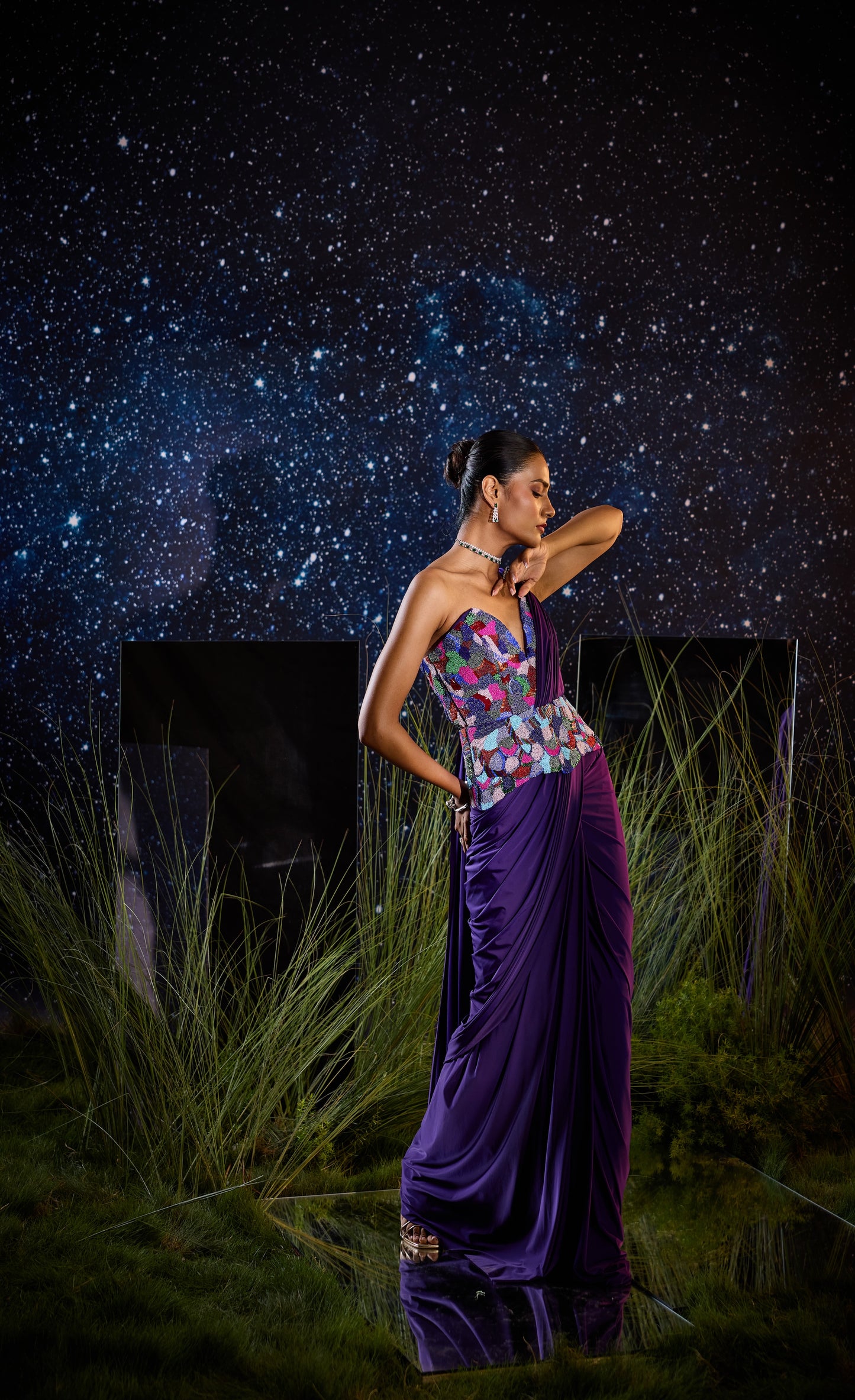Ethereal saree