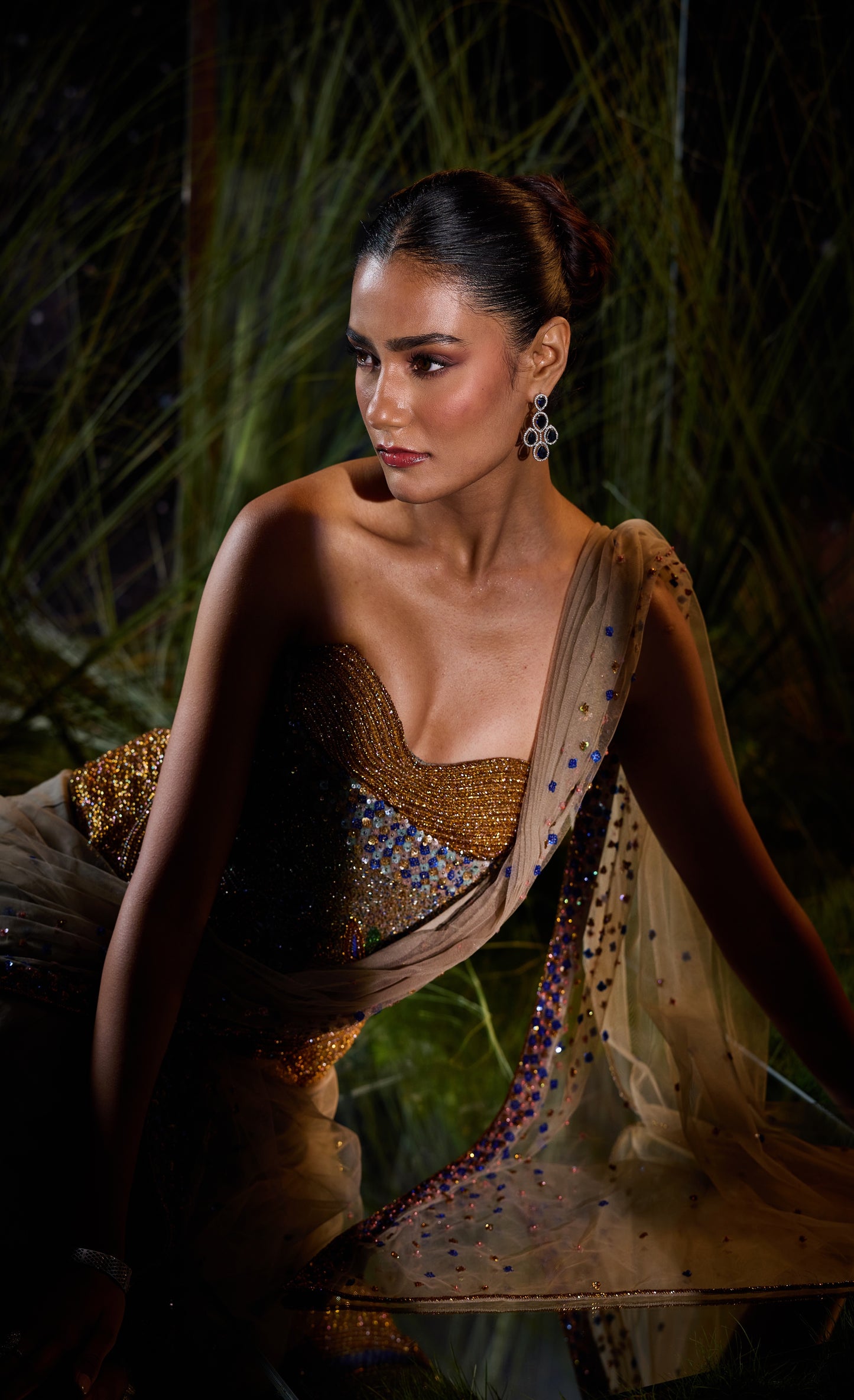 Whisper drape saree