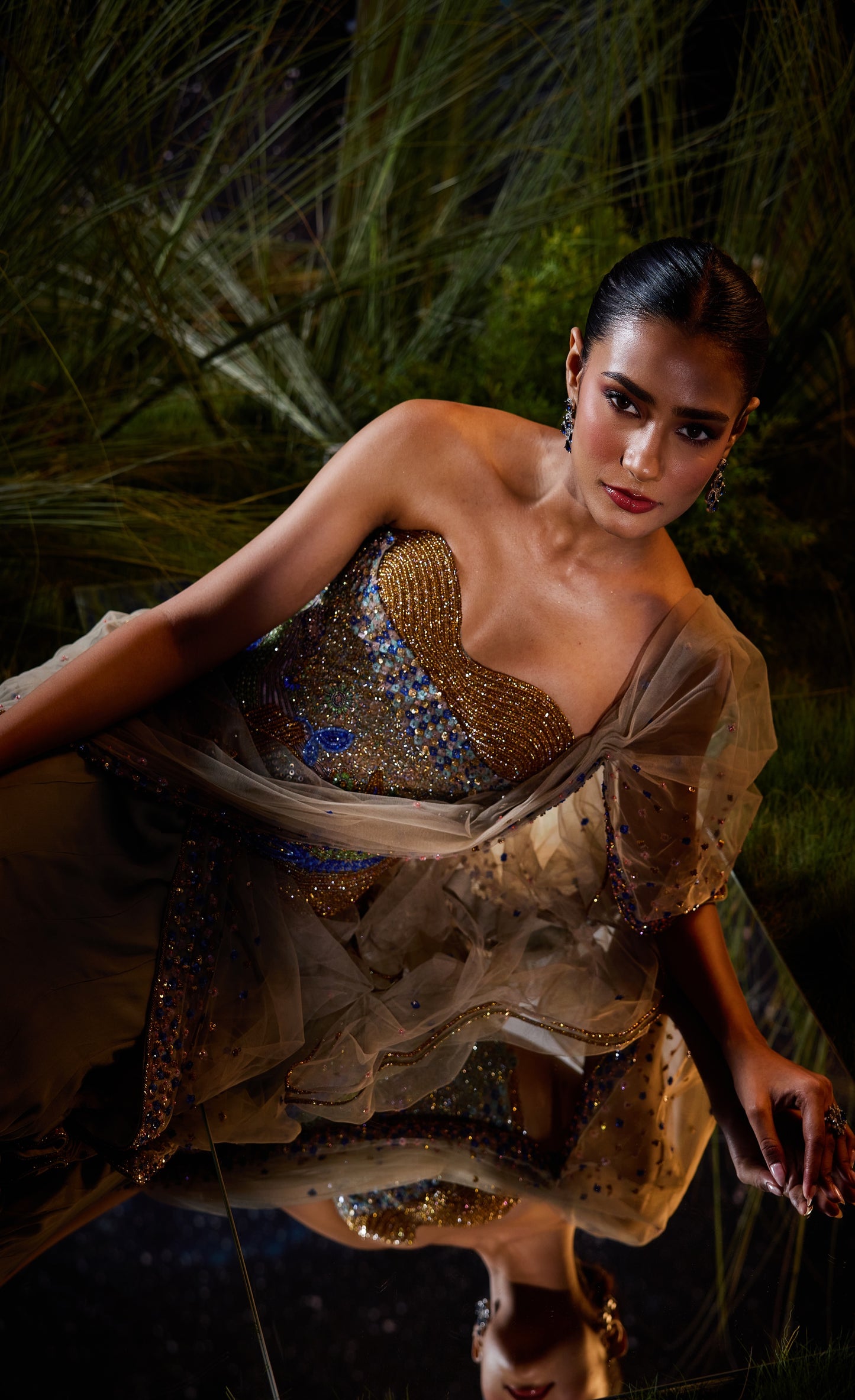 Whisper drape saree