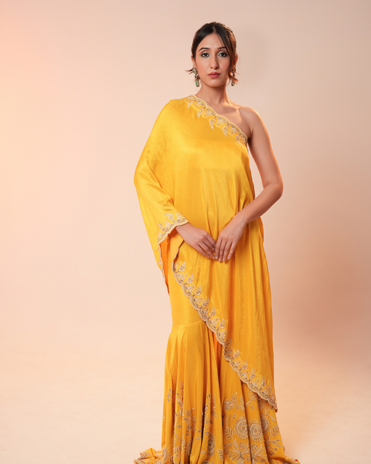 CAPE GHARARA SET