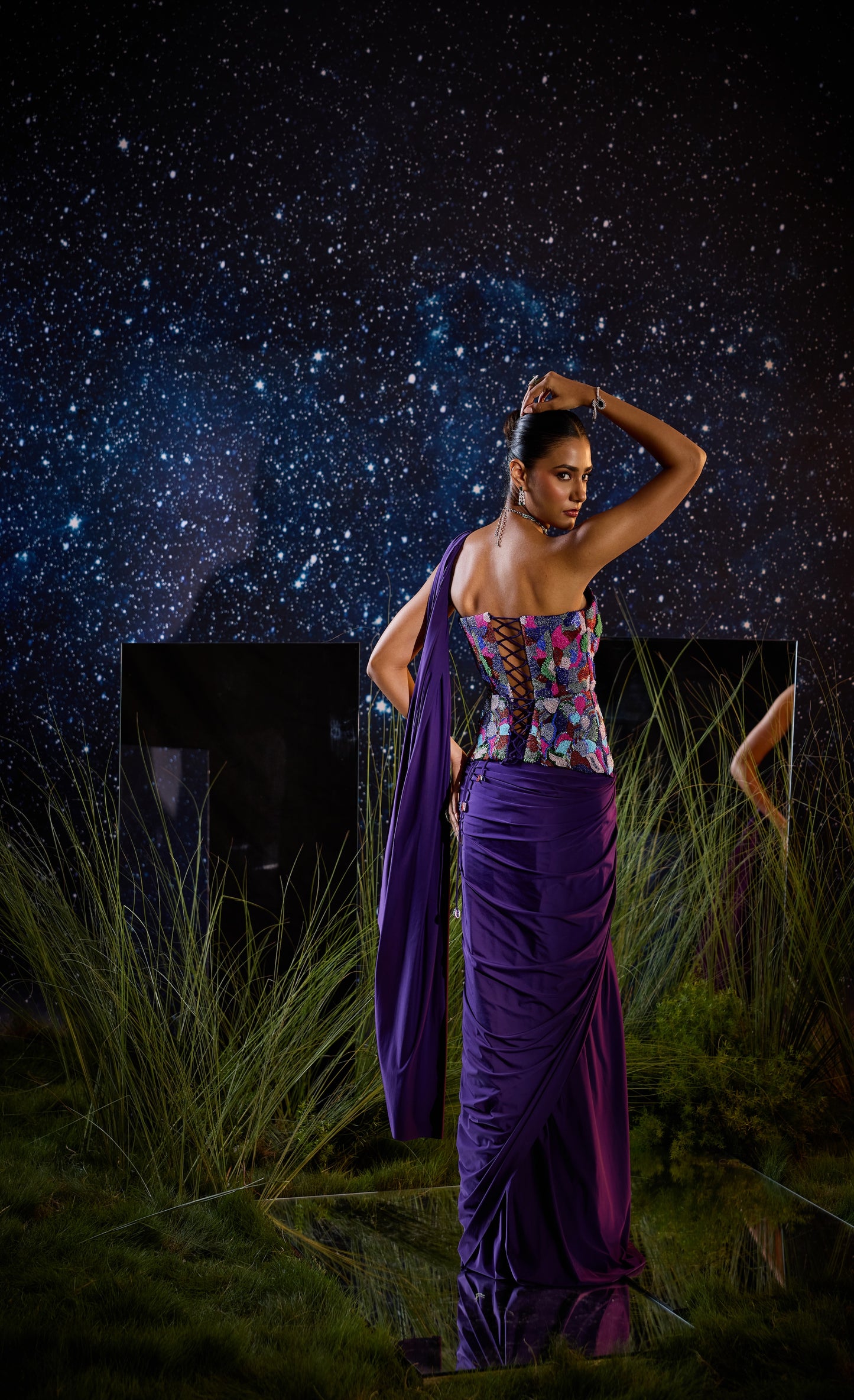 Ethereal saree